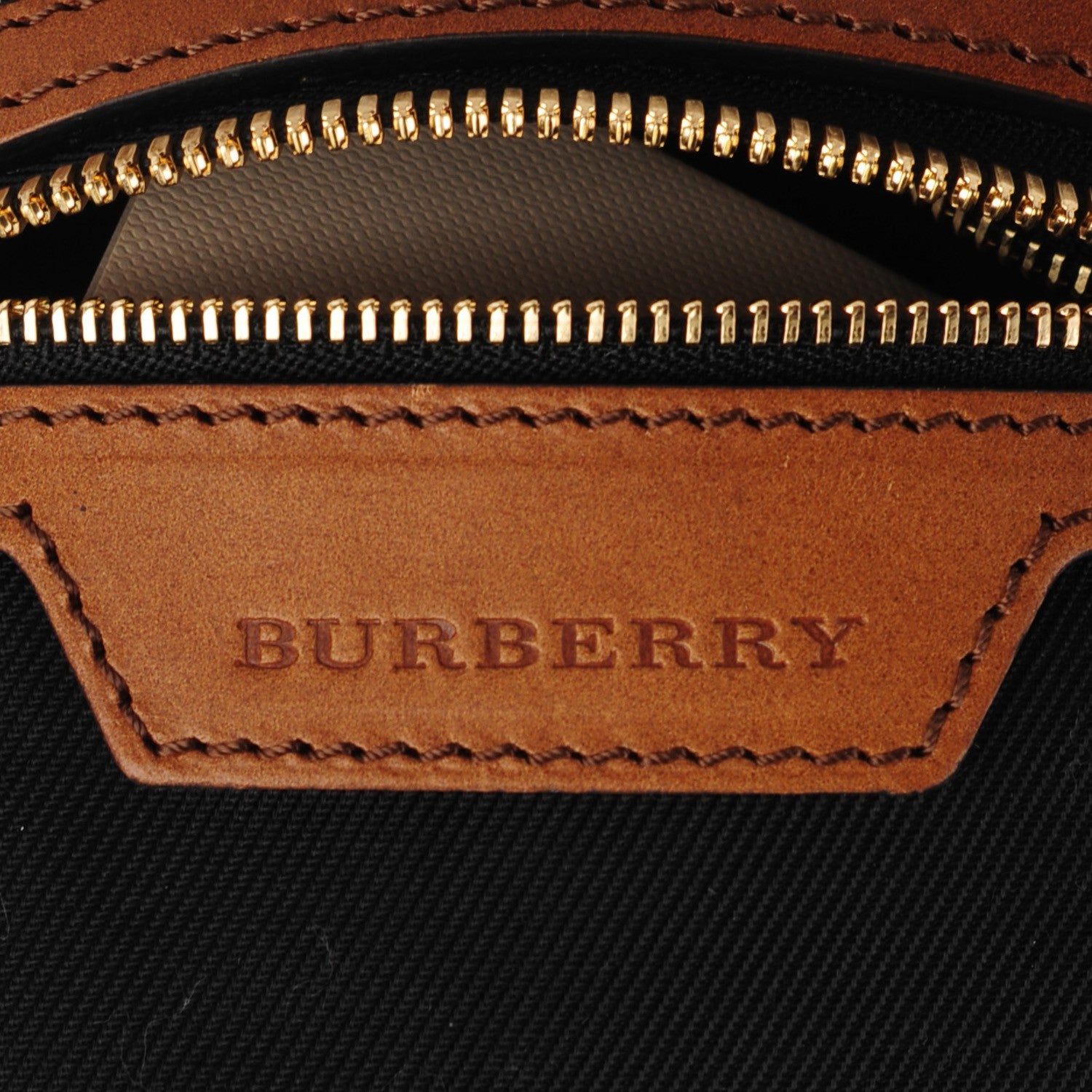 Burberry Horseferry Check Small Alchester Bowling Bag Honey Tan 7 of 10