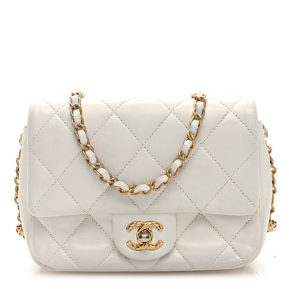 Chanel Lambskin Quilted CC Small Dynasty Flap White 1 of 10