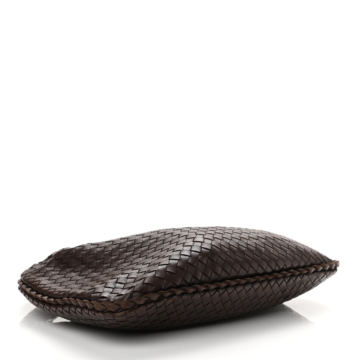 Nappa Intrecciato Medium Veneta Hobo Ebano
