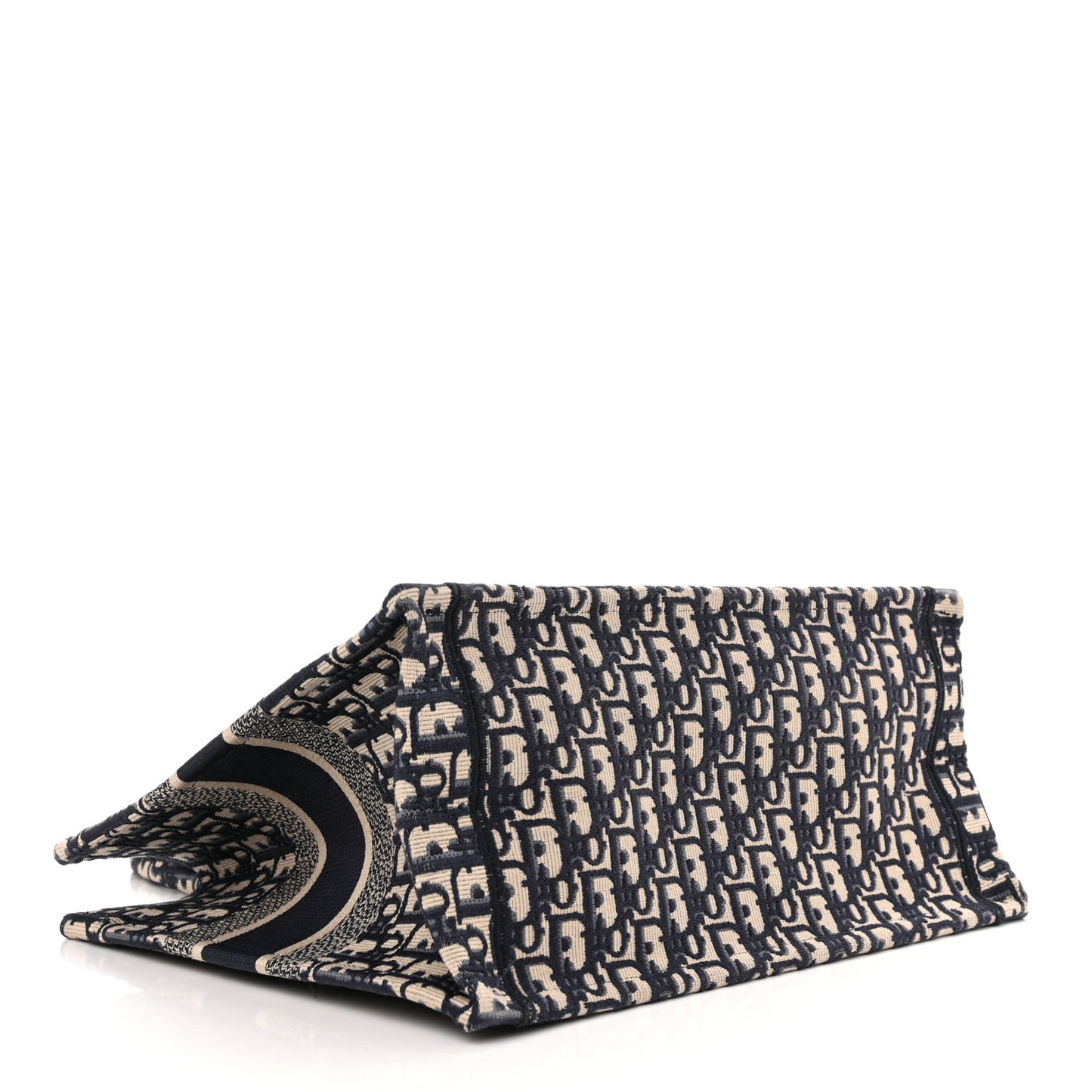 Oblique Medium Book Tote Blue Multicolor