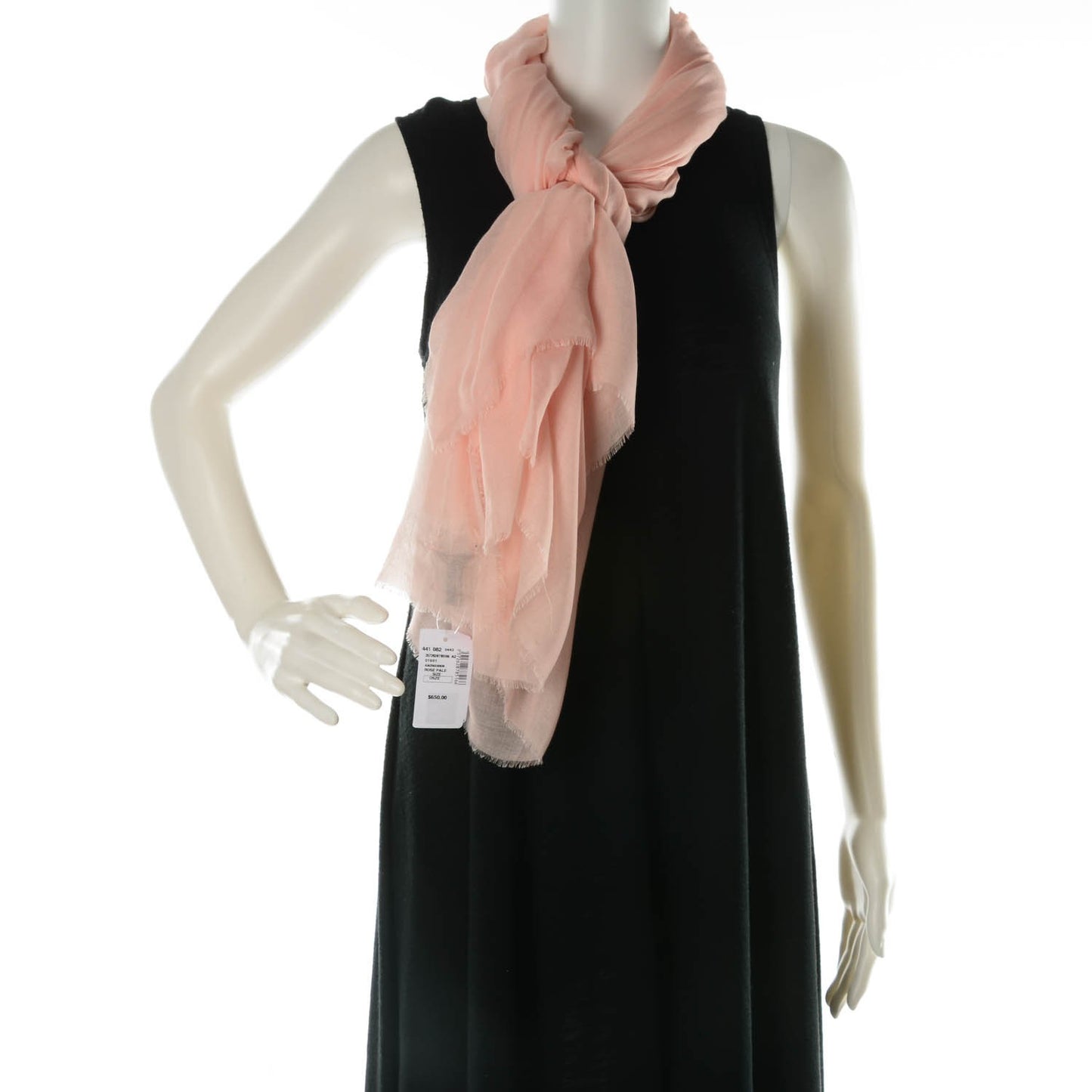 Modal Cashmere Sequins CC Scarf Rose Pale