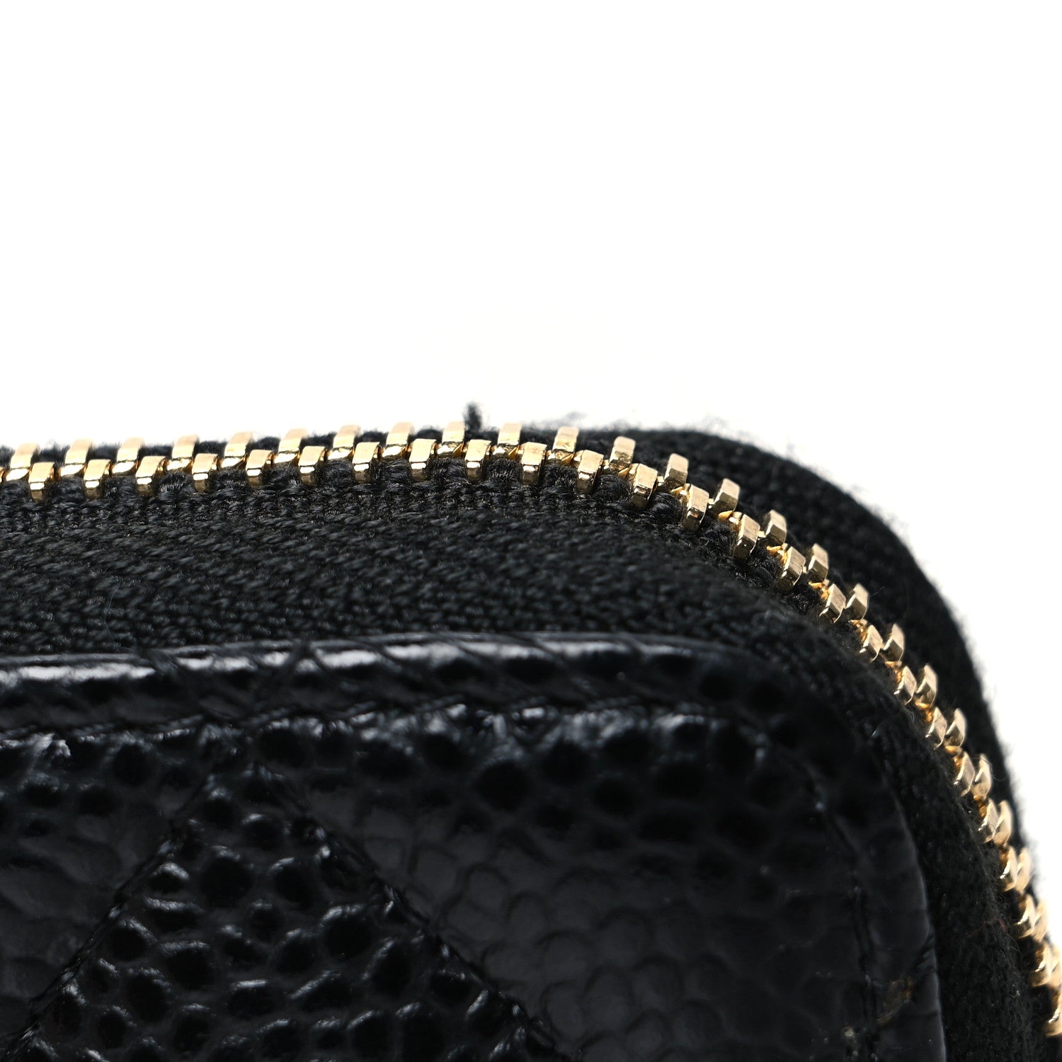 Chanel Caviar Quilted Zip Coin Purse Black 11 of 12