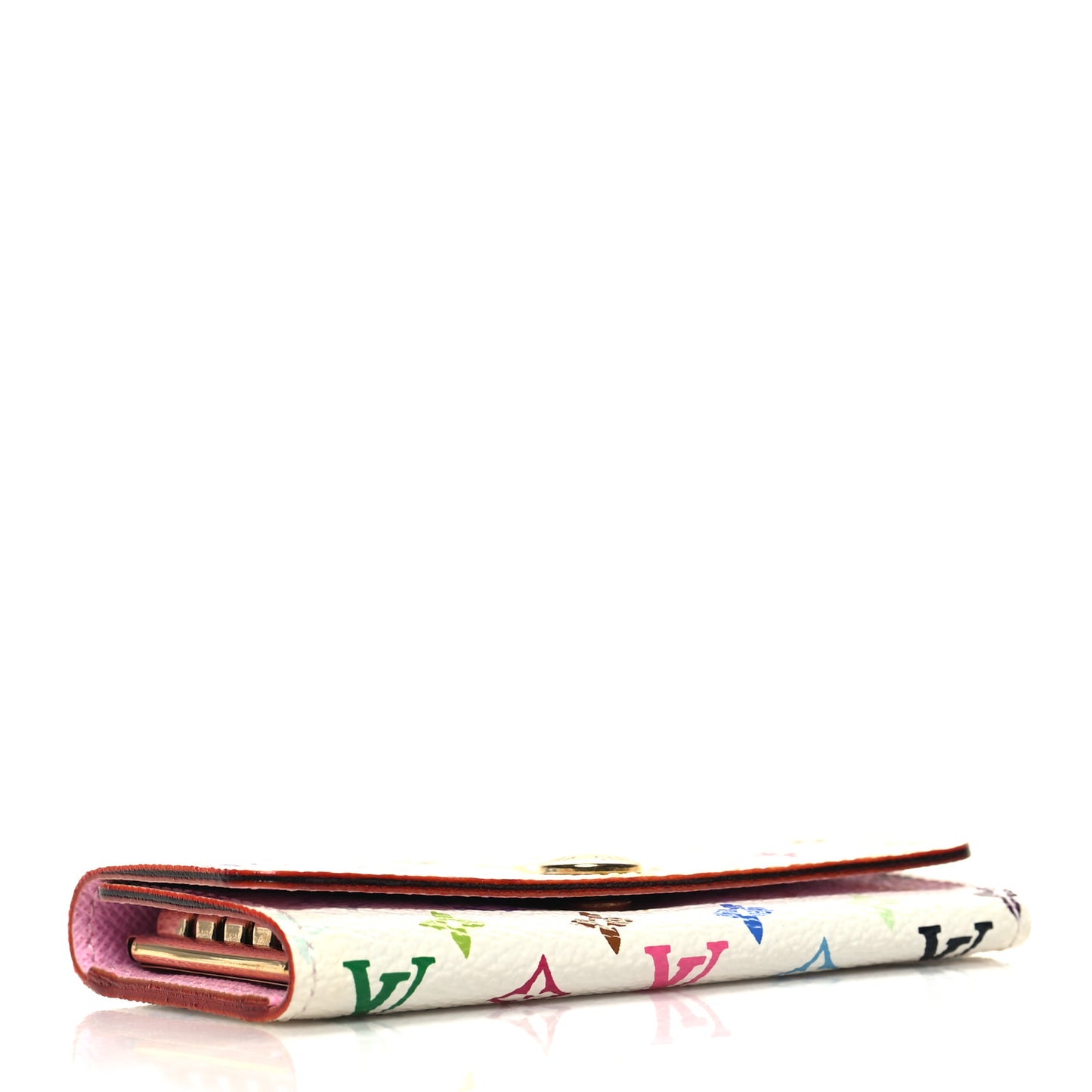 Monogram Multicolor Multicles 4 Key Holder White