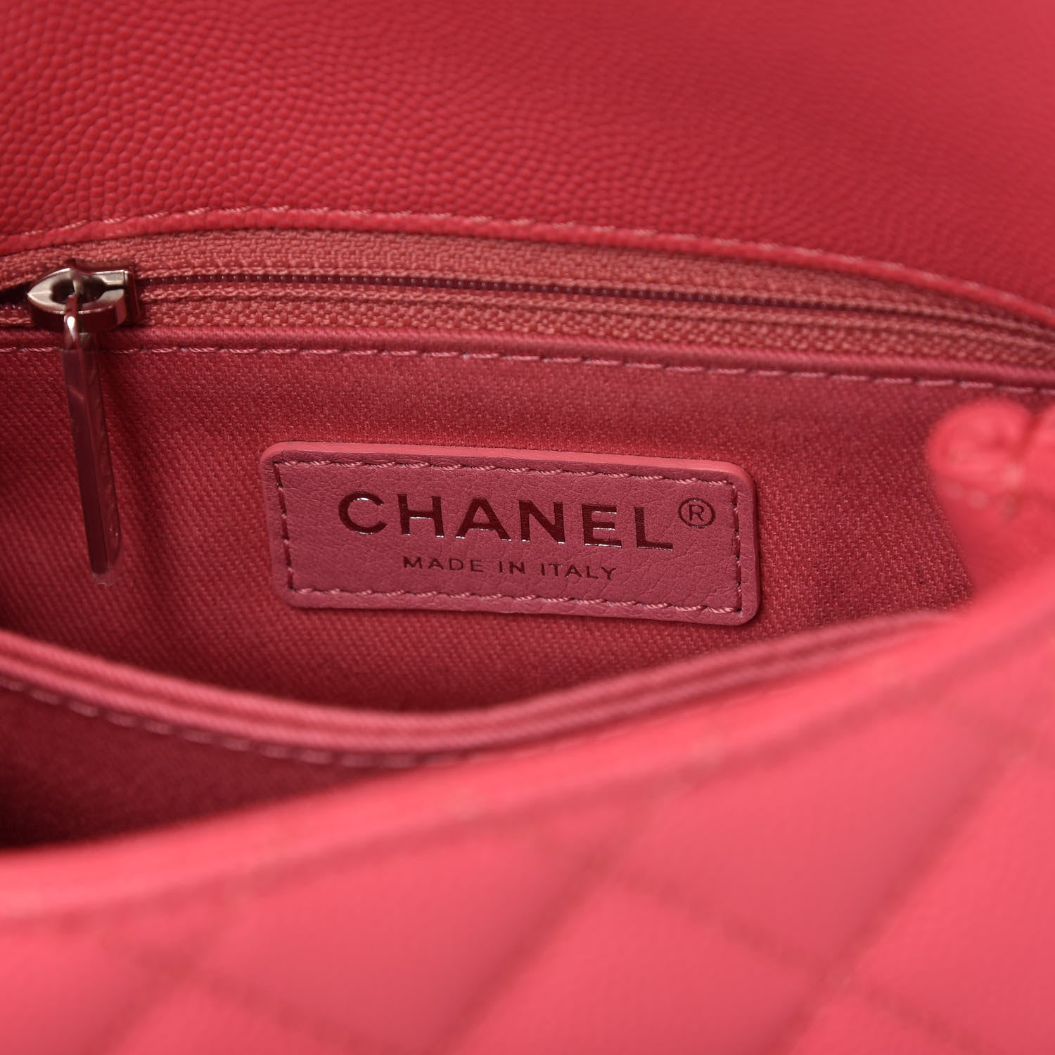 Chanel Caviar Quilted Incognito Extra Mini Coco Handle Flap Pink 8 of 10