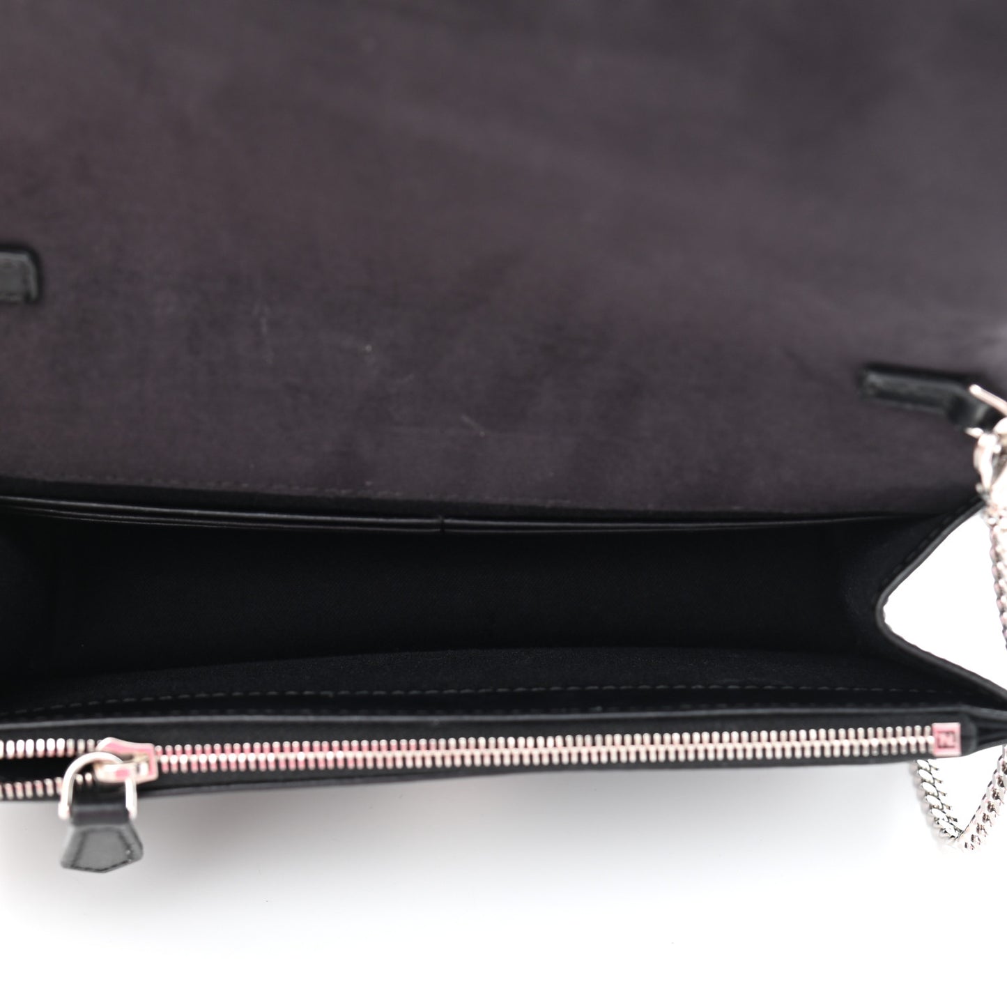Vitello Liberty Studded Tube Wallet On Chain Black Multicolor