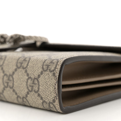 Gucci GG Supreme Monogram Mini Dionysus Chain Wallet Beige Taupe 11 of 13