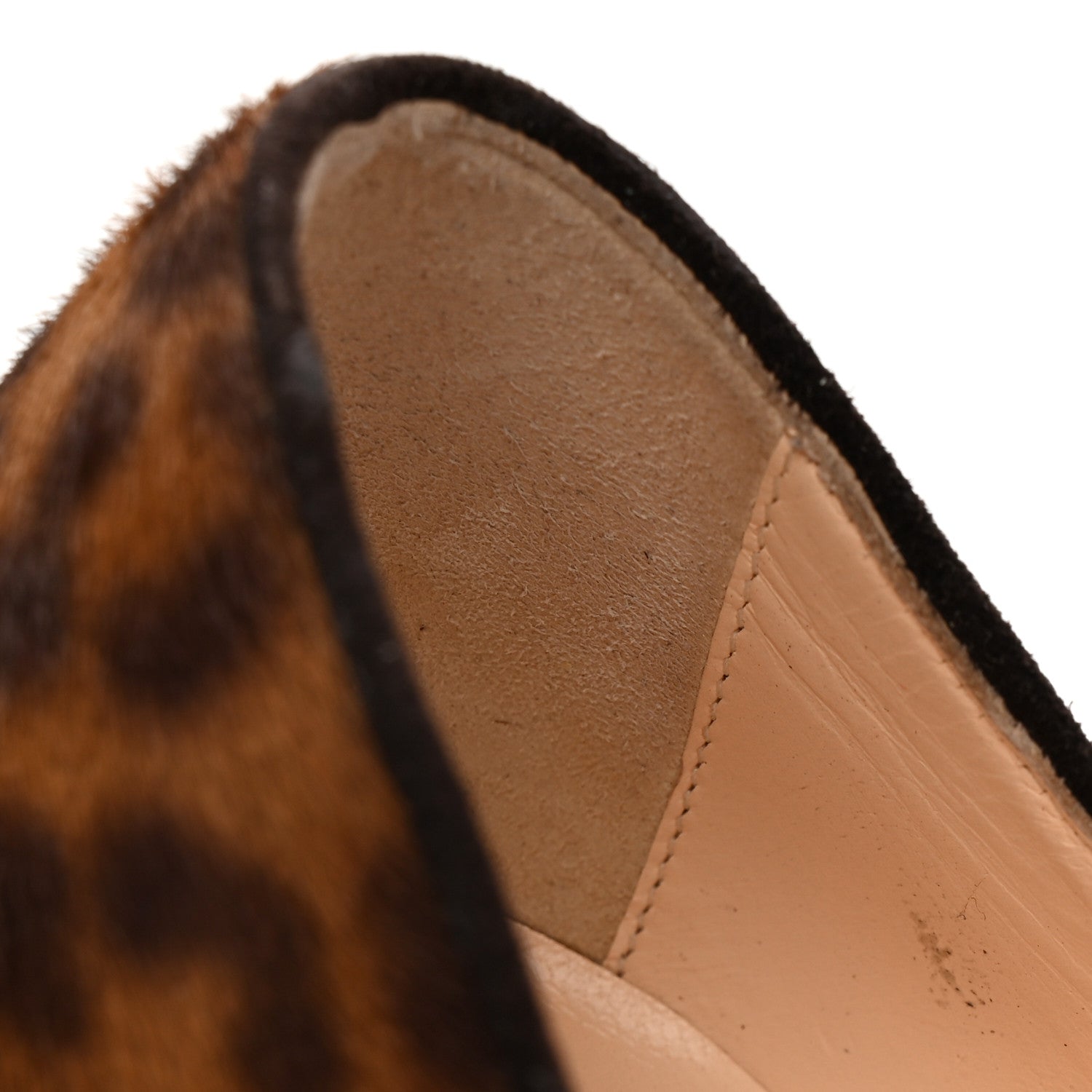 Christian Louboutin Calf Hair Leopard Print Mini Chad Bibi 140 Pumps 38 9 of 10