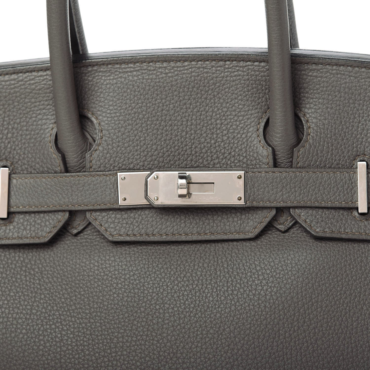 Hermes Togo Birkin 30 Etain 10 of 11