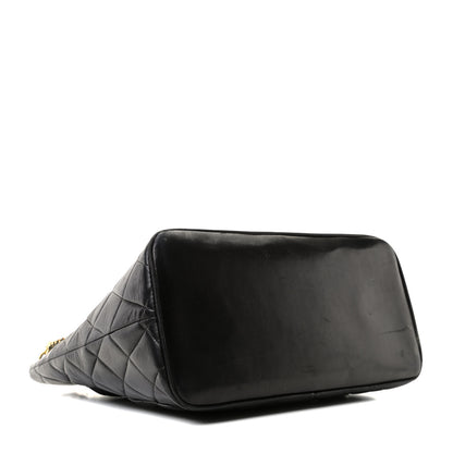 Chanel Lambskin Quilted Medallion Tote Black 3 of 12