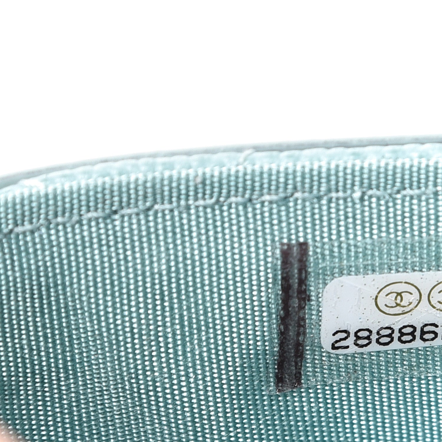 Chanel Caviar Quilted Filigree Card Holder Light Blue 7 of 8