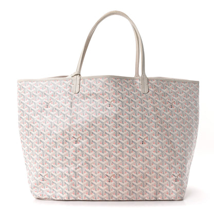 Goyard Goyardine Saint Louis Claire Voie GM White Pink 1 of 10