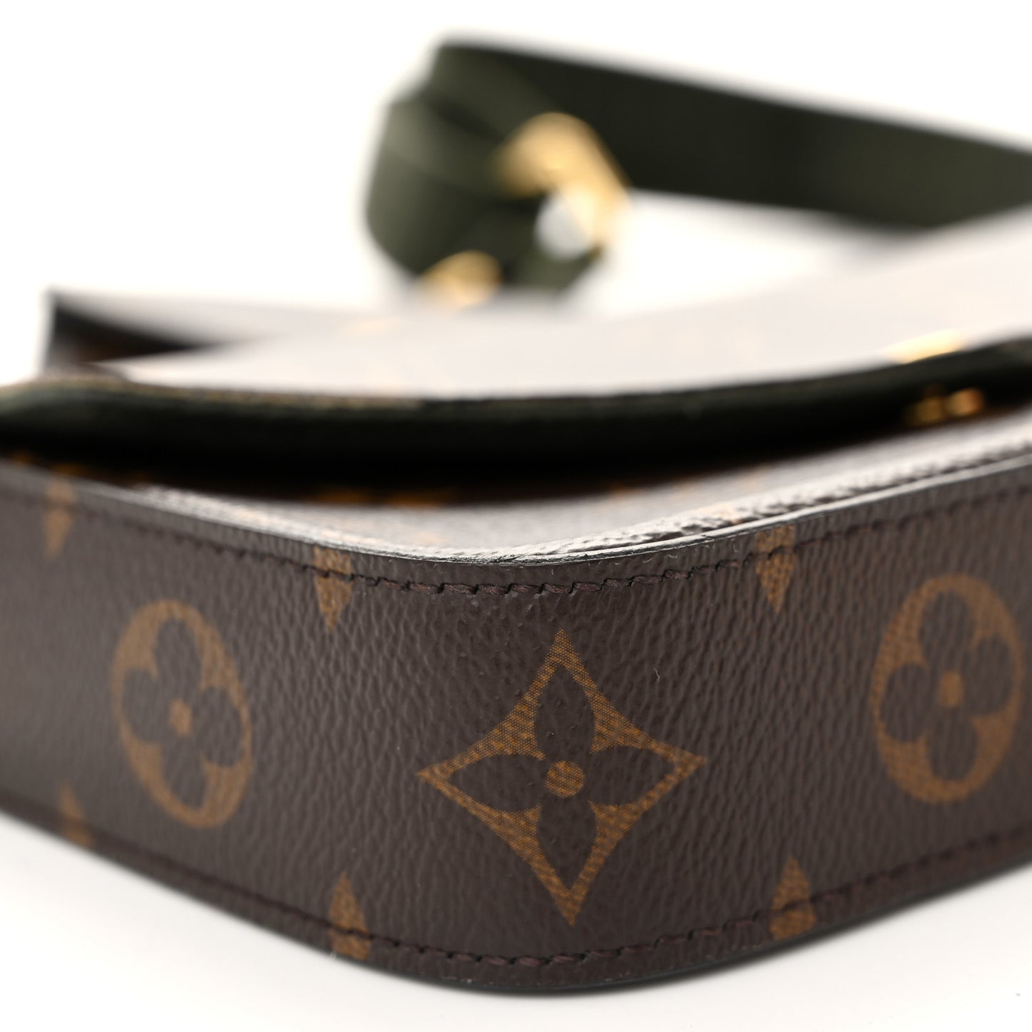 Monogram Felicie Strap & Go Kaki