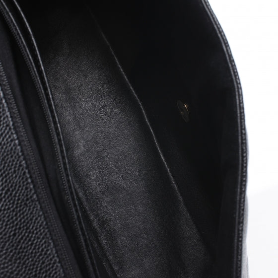 Caviar Maxi Single Flap Black