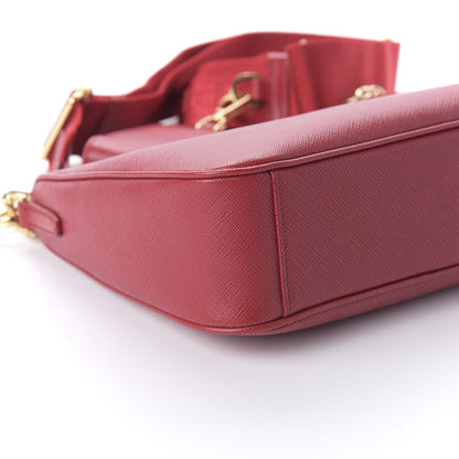 Prada Saffiano Lux Re-Edition 2005 Shoulder Bag Fuoco 7 of 9