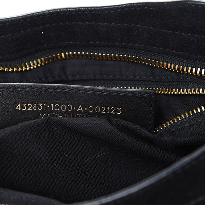 Balenciaga Suede Gold Metallic Edge Hardware S City Black 6 of 10