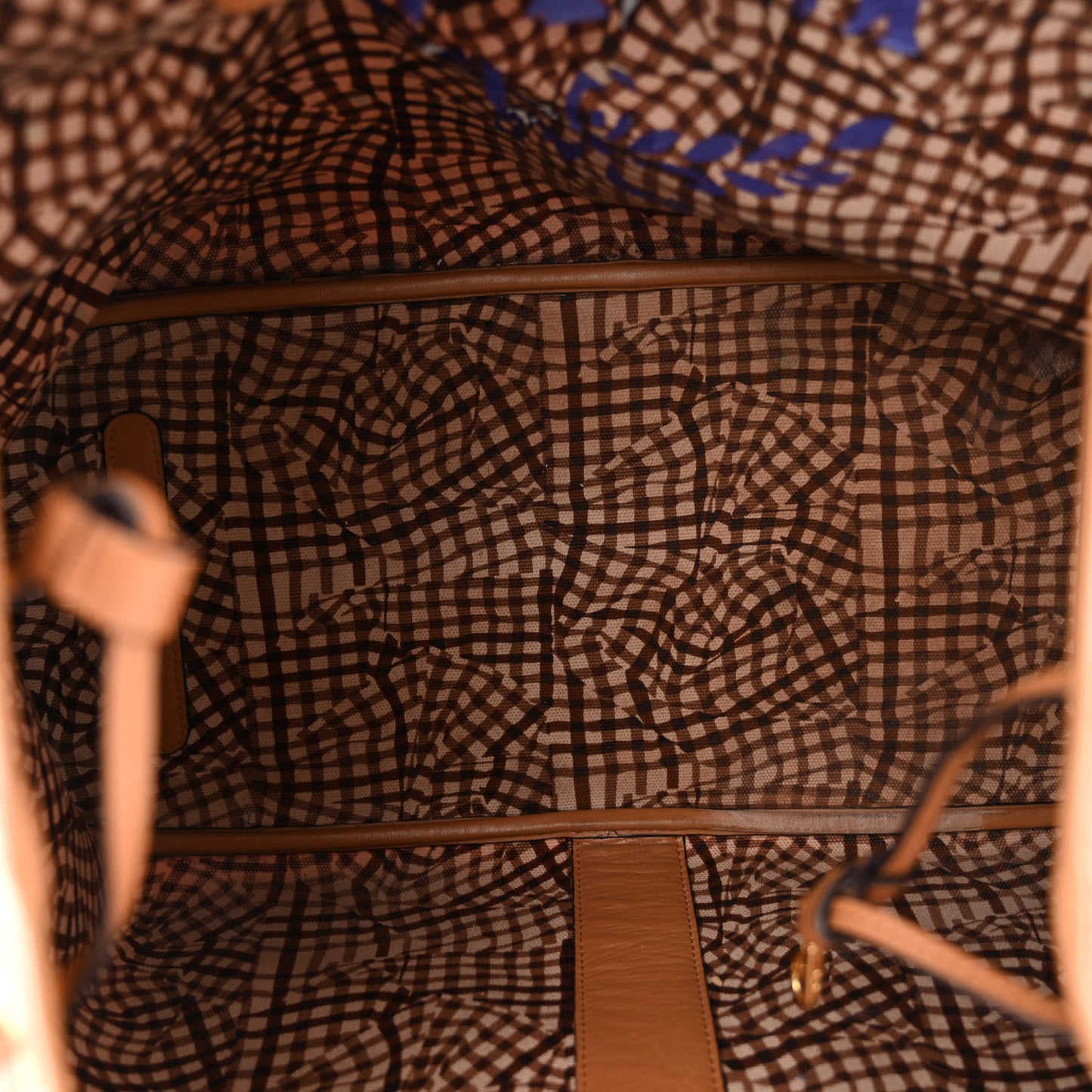 Visetos Large Liz Reversible Shopper Tote Cognac