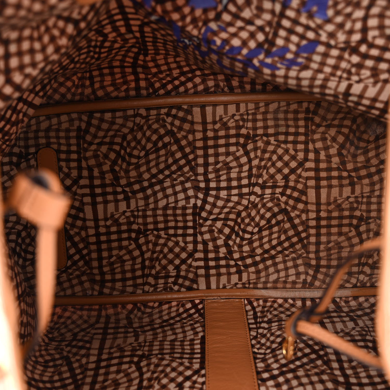 MCM Visetos Large Liz Reversible Shopper Tote Cognac 8 of 24