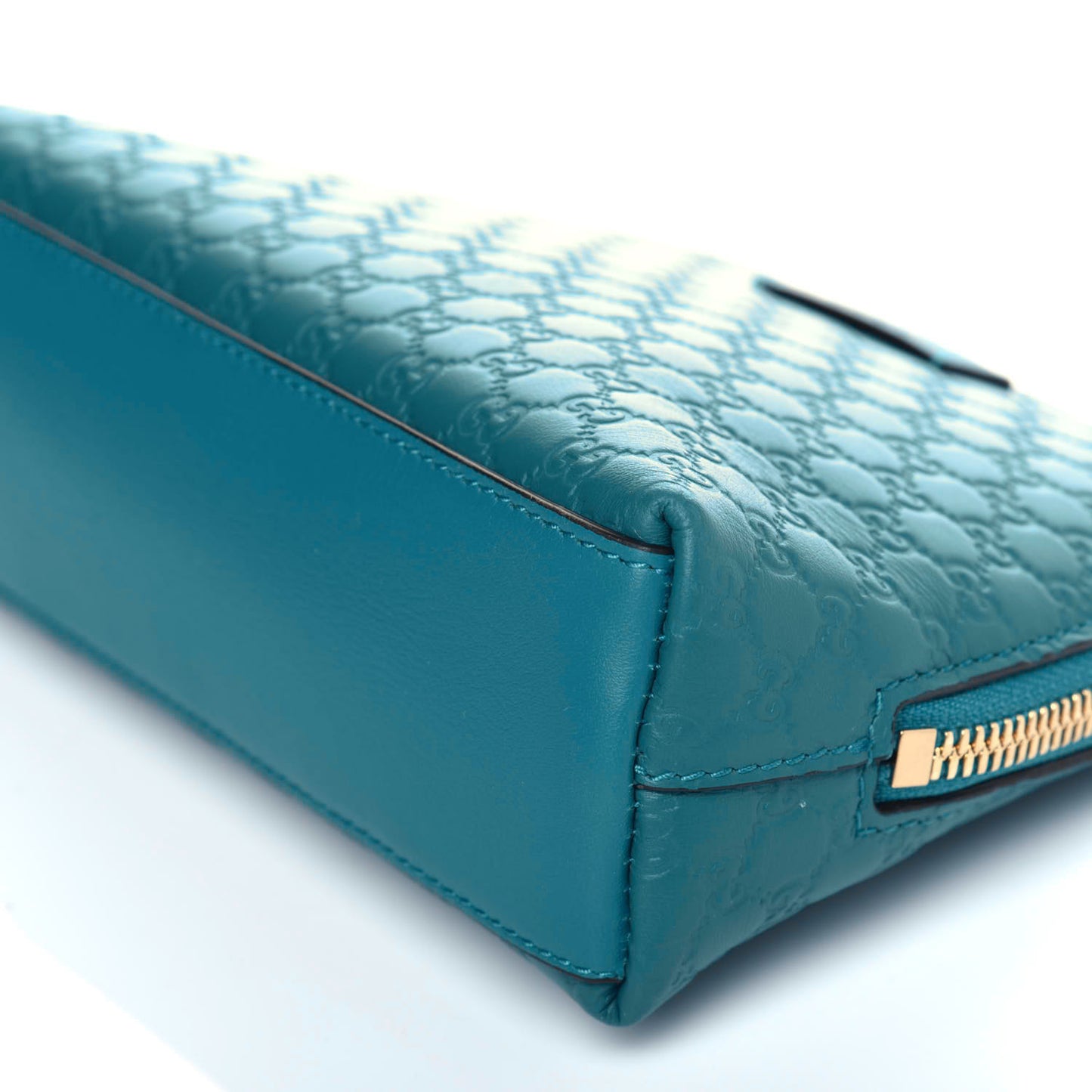 Microguccissima GG Cosmetic Case Deep Cobalt