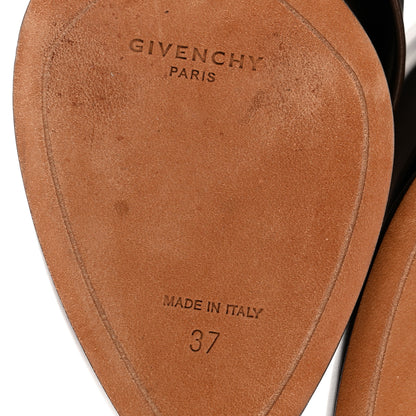 Givenchy Calfskin Shark Lock Pant Boots 37 Marron Fonce 7 of 11