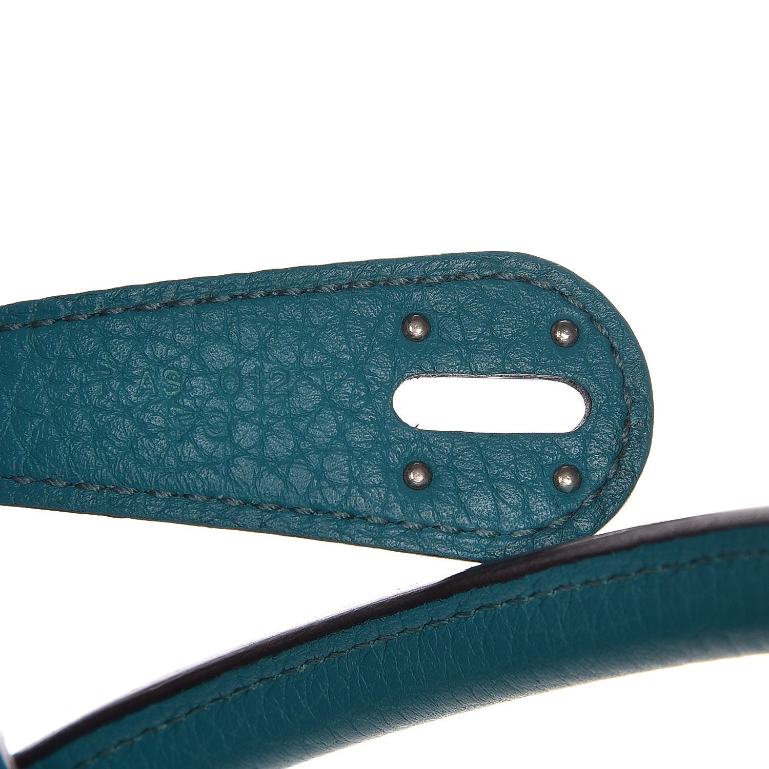 Hermes Taurillon Clemence Lindy 26 Bleu Paon 7 of 11