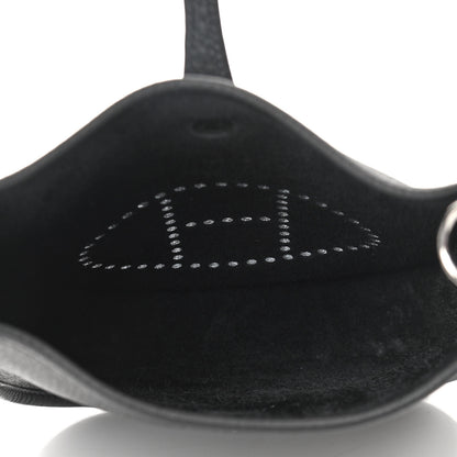 Hermes Taurillon Clemence Evelyne TPM Black 5 of 11