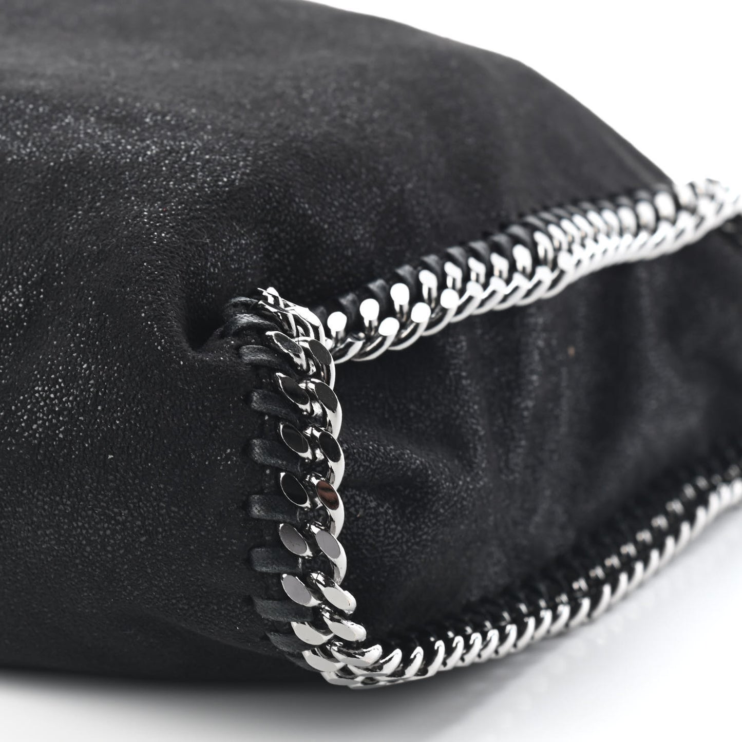 Shaggy Deer Small Falabella Tote Black