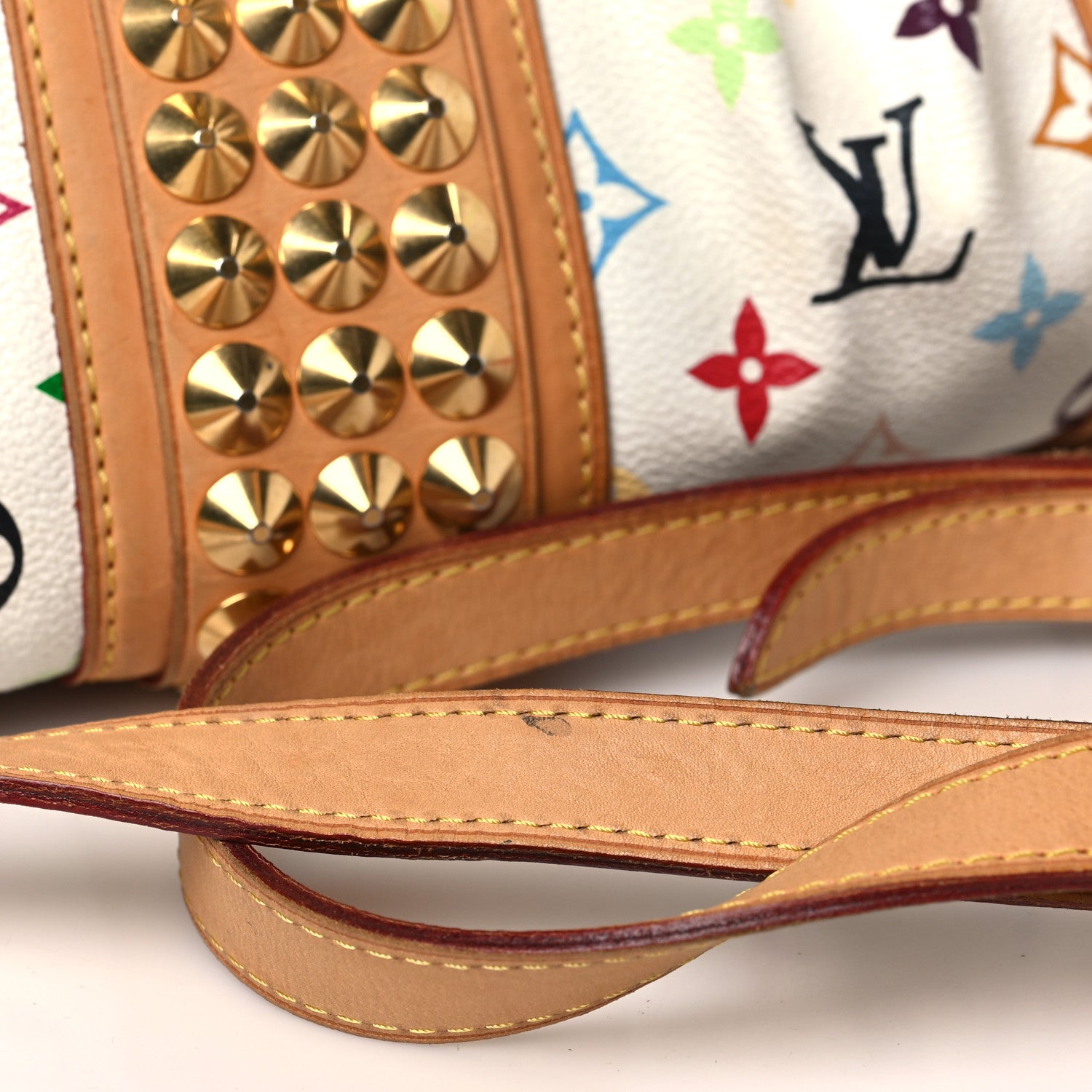 Louis Vuitton Monogram Multicolor Courtney MM White 10 of 11