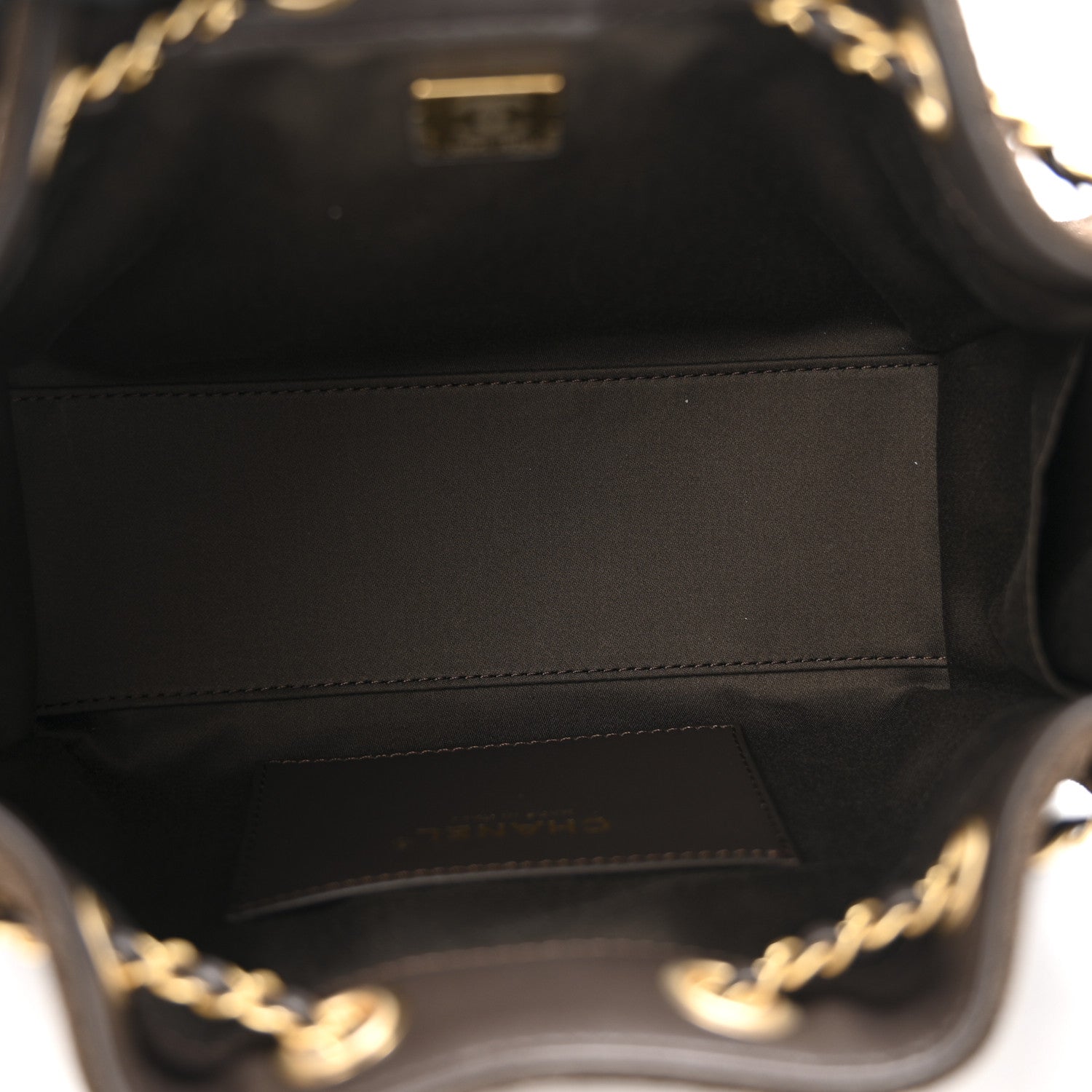 Chanel Suede Quilted Mini Chanel 25 Handbag Dark Brown 5 of 13