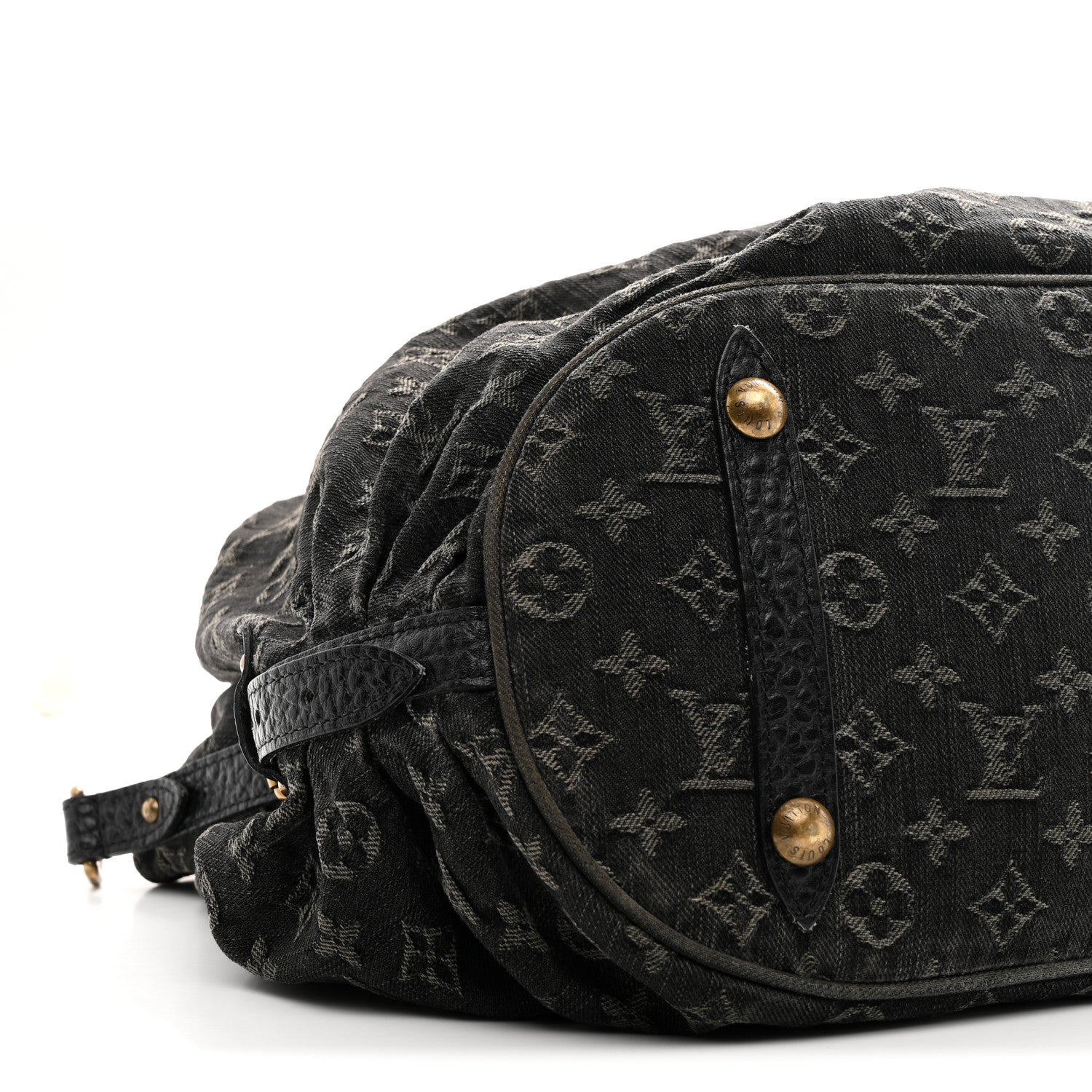 Louis Vuitton Denim Mahina XL Black 8 of 9