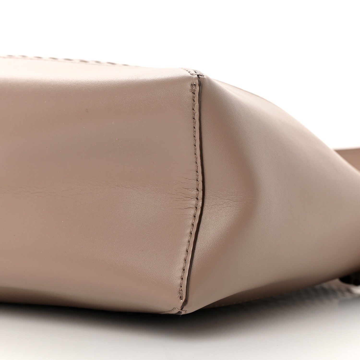 Stella McCartney Alter Nappa Perforated Braided Shoulder Bag Dark Beige 10 of 14