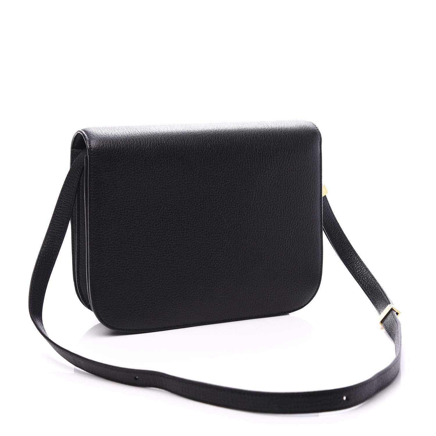 Celine Goatskin Medium Classic Box Flap Bag Black 2 of 10