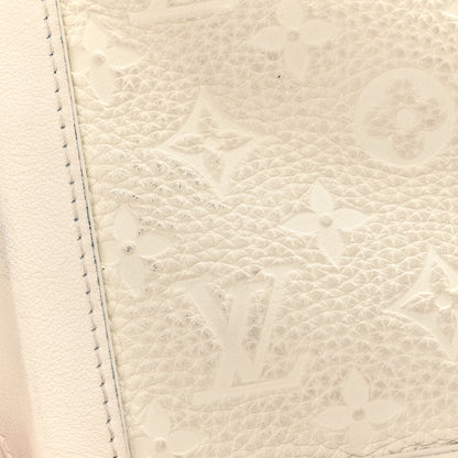 Louis Vuitton Taurillon Monogram Solar Ray Soft Trunk Powder White 16 of 17