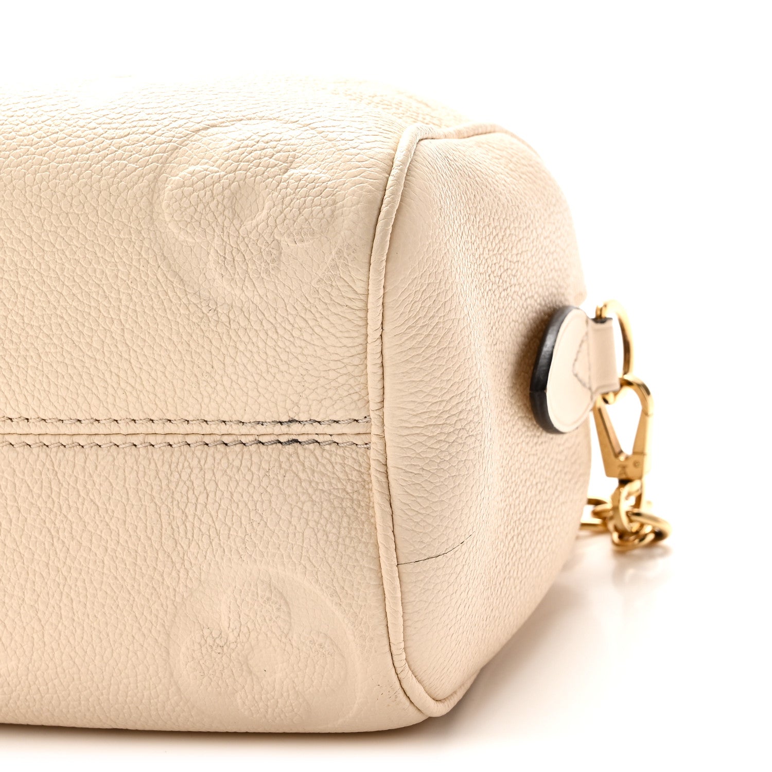 Louis Vuitton Empreinte Monogram Giant Speedy Bandouliere 20 Creme 9 of 9