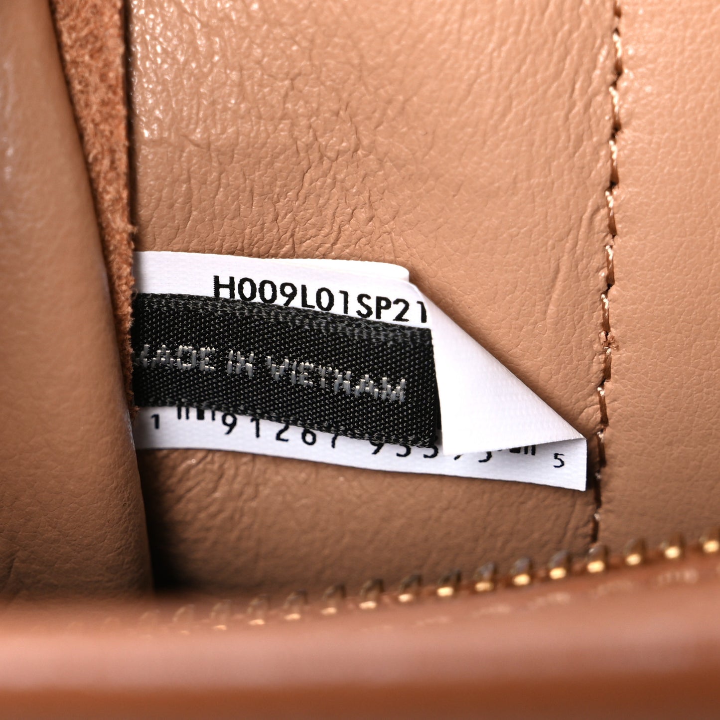 Grained Calfskin Small The Tote Bag Argan Oil