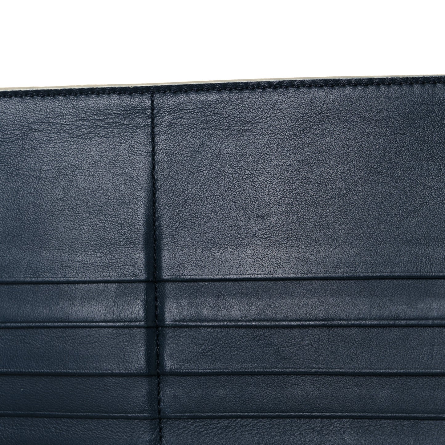 Grained Calfskin Large Multifunction Strap Wallet Pistachio