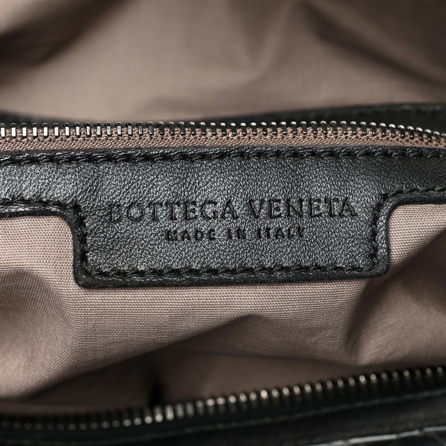 Bottega Veneta Nappa Intrecciato Shoulder Bag Black 5 of 9