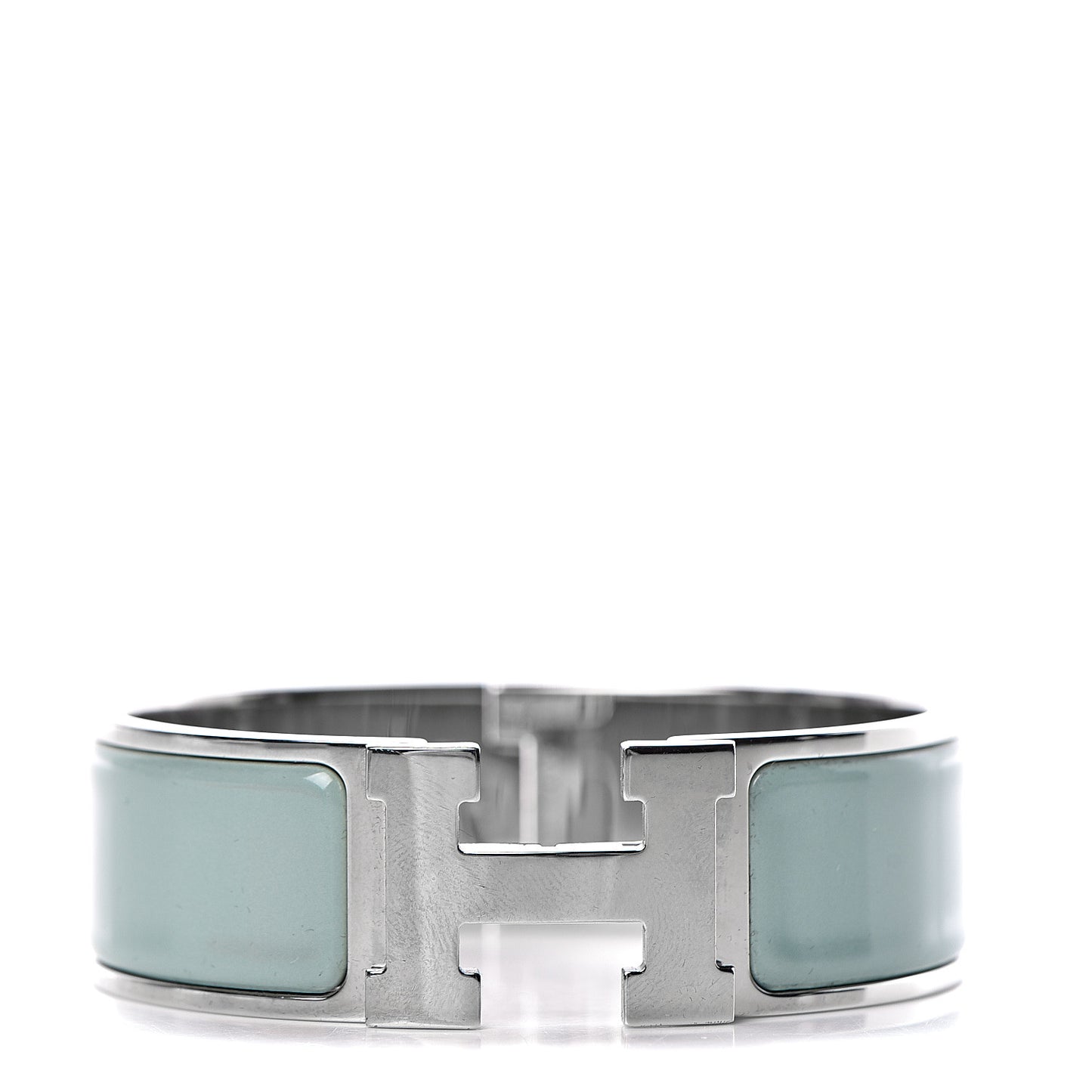 Enamel Wide Clic Clac H Bracelet GM Lagon