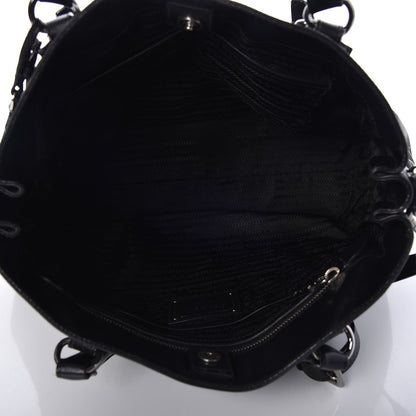 Prada Soft Calf Shoulder Bag Nero Black 5 of 13