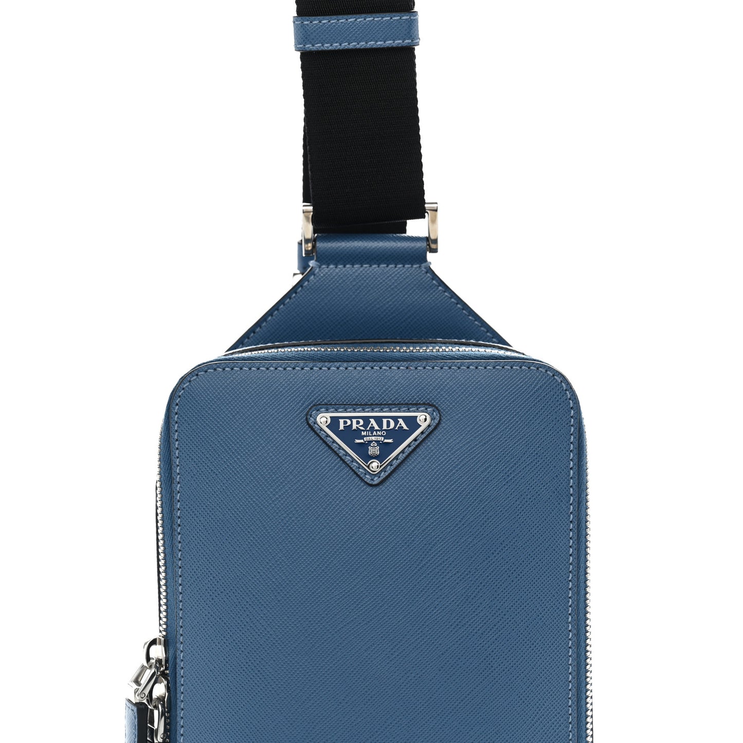 Saffiano Brique Sling Bag Blue