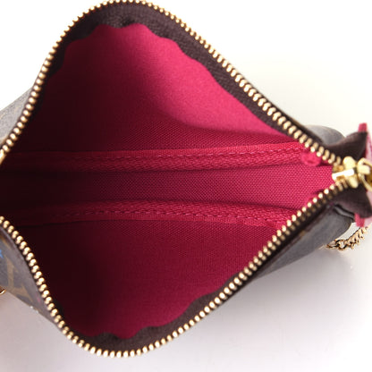 Louis Vuitton Monogram 2020 Christmas Animation Roller Coaster Mini Pochette Accessories Pivoine 3 of 4