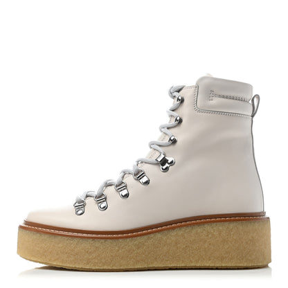 Hermes Calfskin Discovery Ankle Boot 37 White 1 of 4
