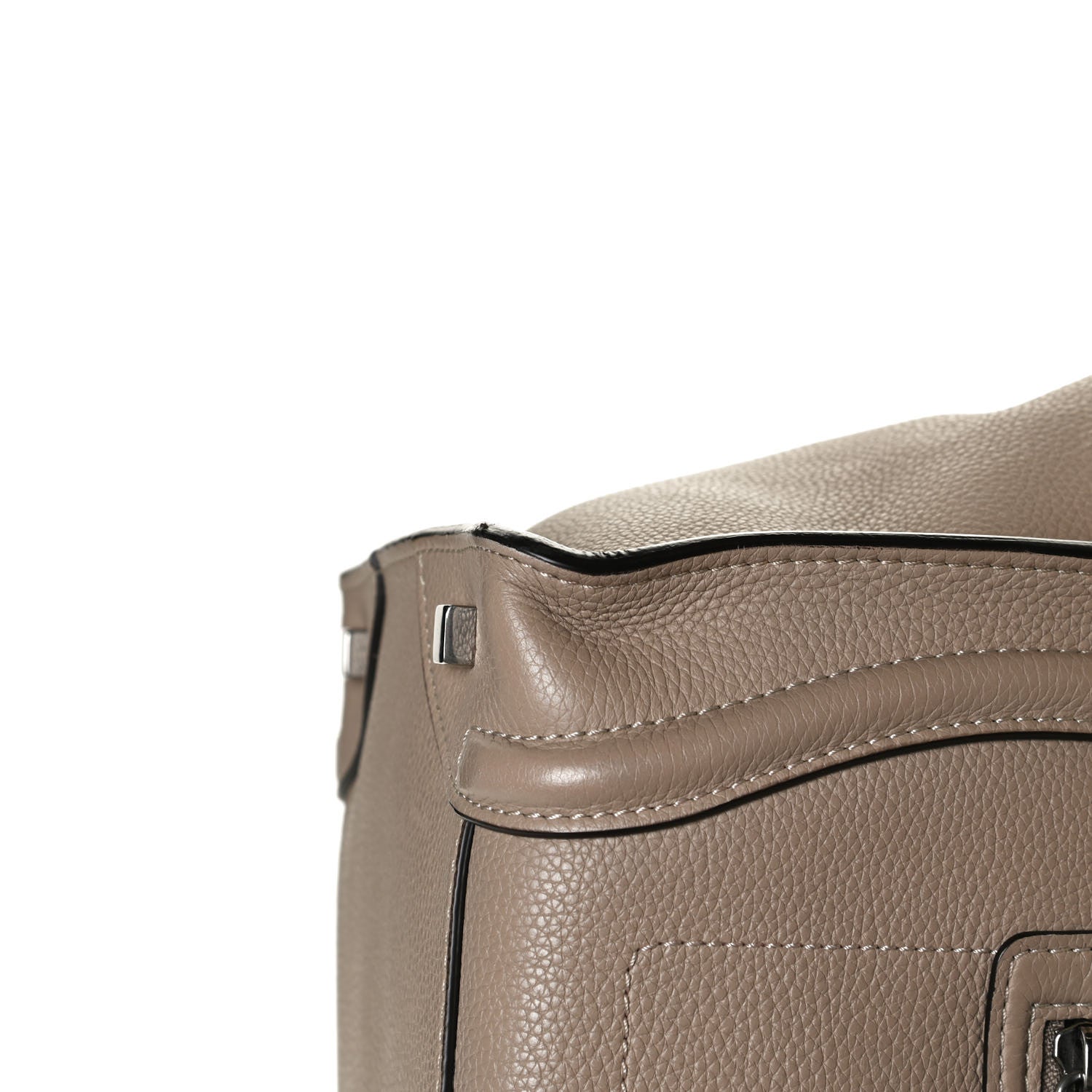 Celine Drummed Calfskin Mini Luggage Dune 12 of 14