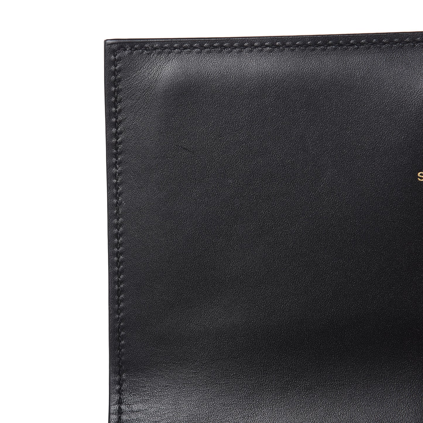 Smooth Calfskin Small Deconstructed Monogram Kate Satchel Black