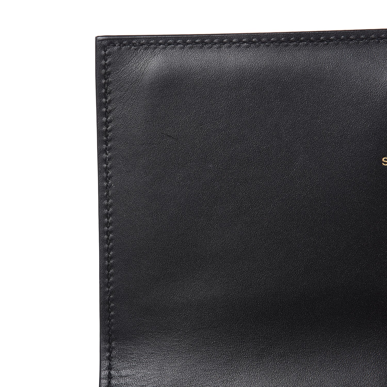 Saint Laurent Smooth Calfskin Small Deconstructed Monogram Kate Satchel Black 9 of 13