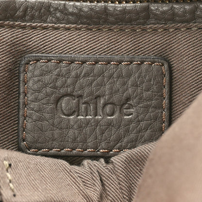 Chloe Calfskin Medium Marcie Satchel Anchor Grey 6 of 10