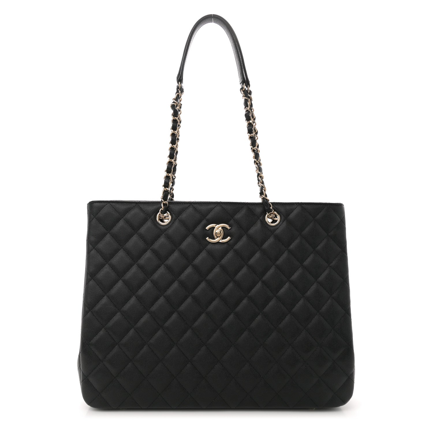 Chanel Caviar Quilted Large Shopping Tote Black 1 of 10