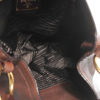 Prada Cervo Antik Hobo Cacao 15 of 20