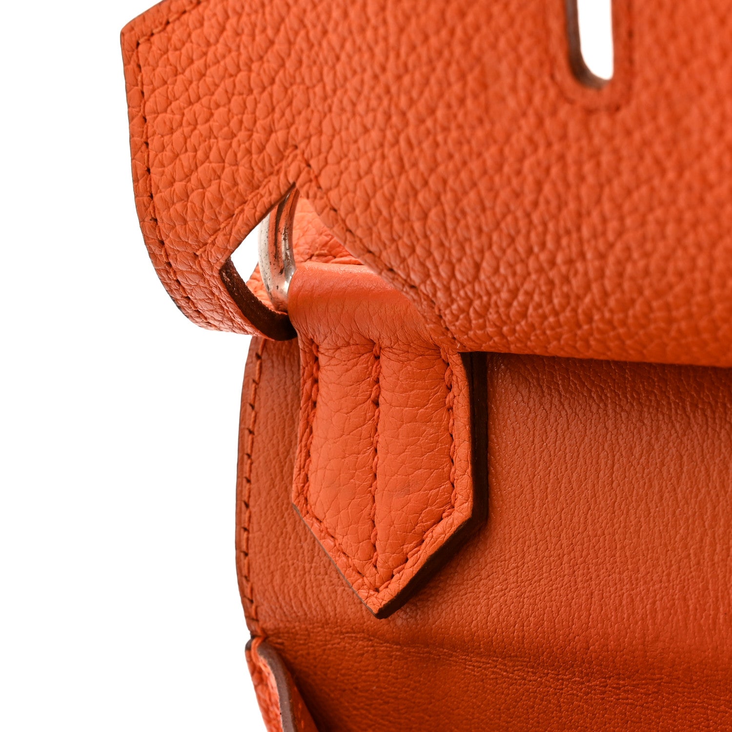 Hermes Taurillon Clemence Jypsiere 31 Orange 14 of 15