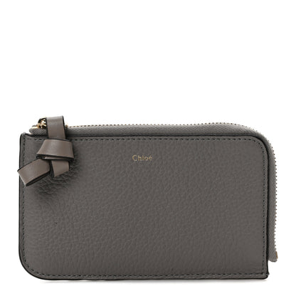 Chloe Calfskin Alphabet Purse Wallet Cashmere Grey 1 of 6