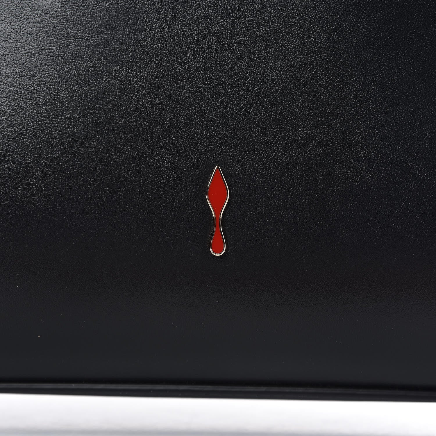 Christian Louboutin Calfskin Patent Leopard Studded Small Paloma Black 13 of 13